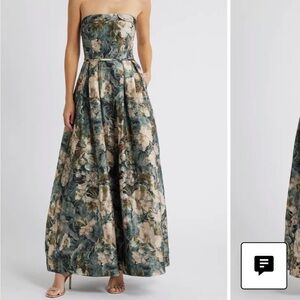 Tahari Floral Maxi Dress